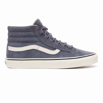 Vans Suede Sk8-Hi Reissue Ghillie - Naisten Korkeavartiset tennarit - Grisaille/Marshmallow